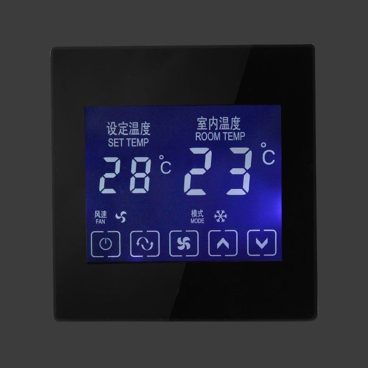 2021 Nieuw ontwerp Airconditionerschakelaar met touchscreen ZS107-M80