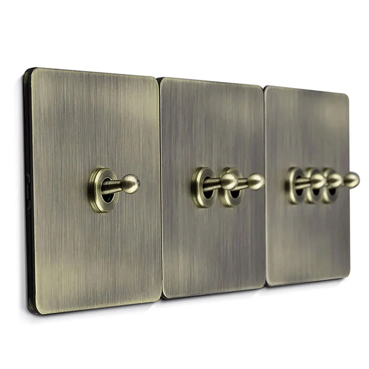 Waarom worden goudkleurige metalen koperen retro-wandschakelaars Messing tuimelschakelaars een populaire keuze voor luxe interieurontwerp?